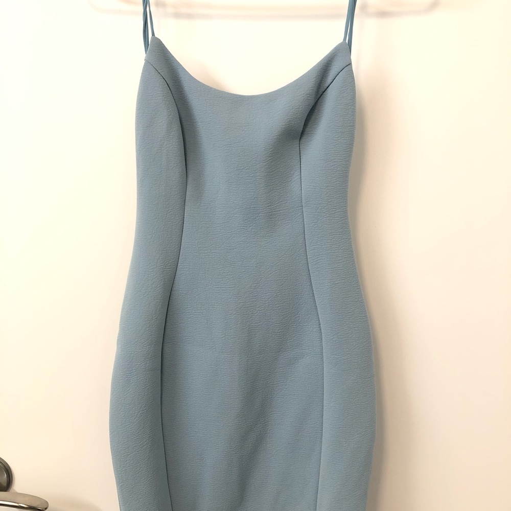 Princess Polly Light Blue Mini Dress, Size 2